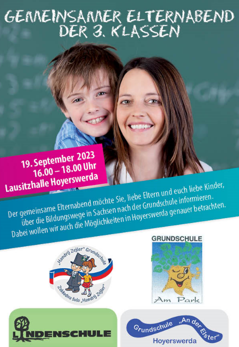 Elternabend für die 3. Klassen in der Lausitzhalle
