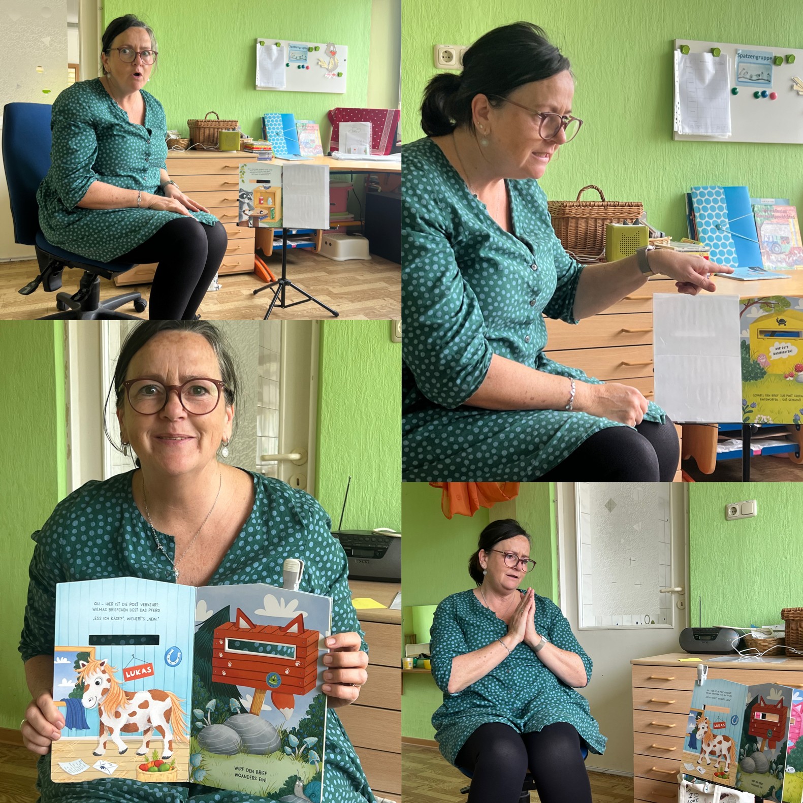 Jetzt ist wieder Vorlesezeit!  Welches Buch habe ich denn heute in meiner B&uuml;chertasche?