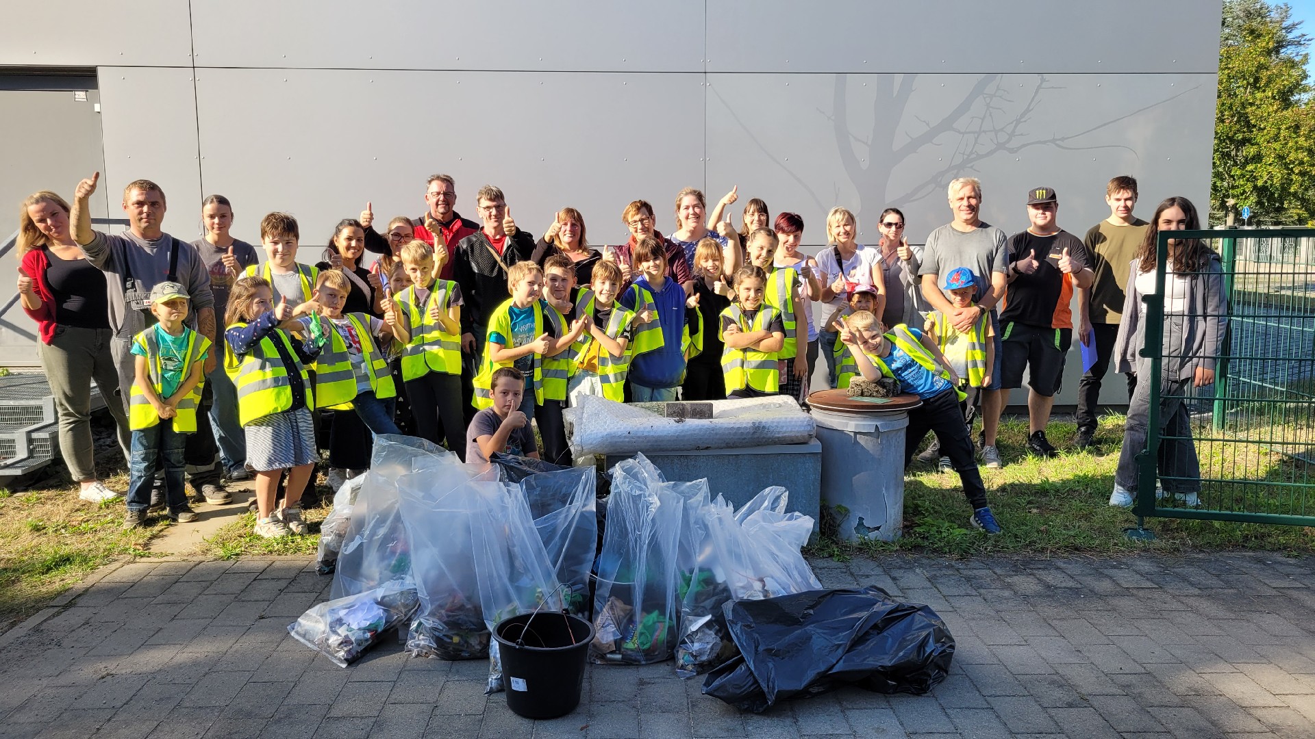 Elsterkids in sauberhafter Mission unterwegs