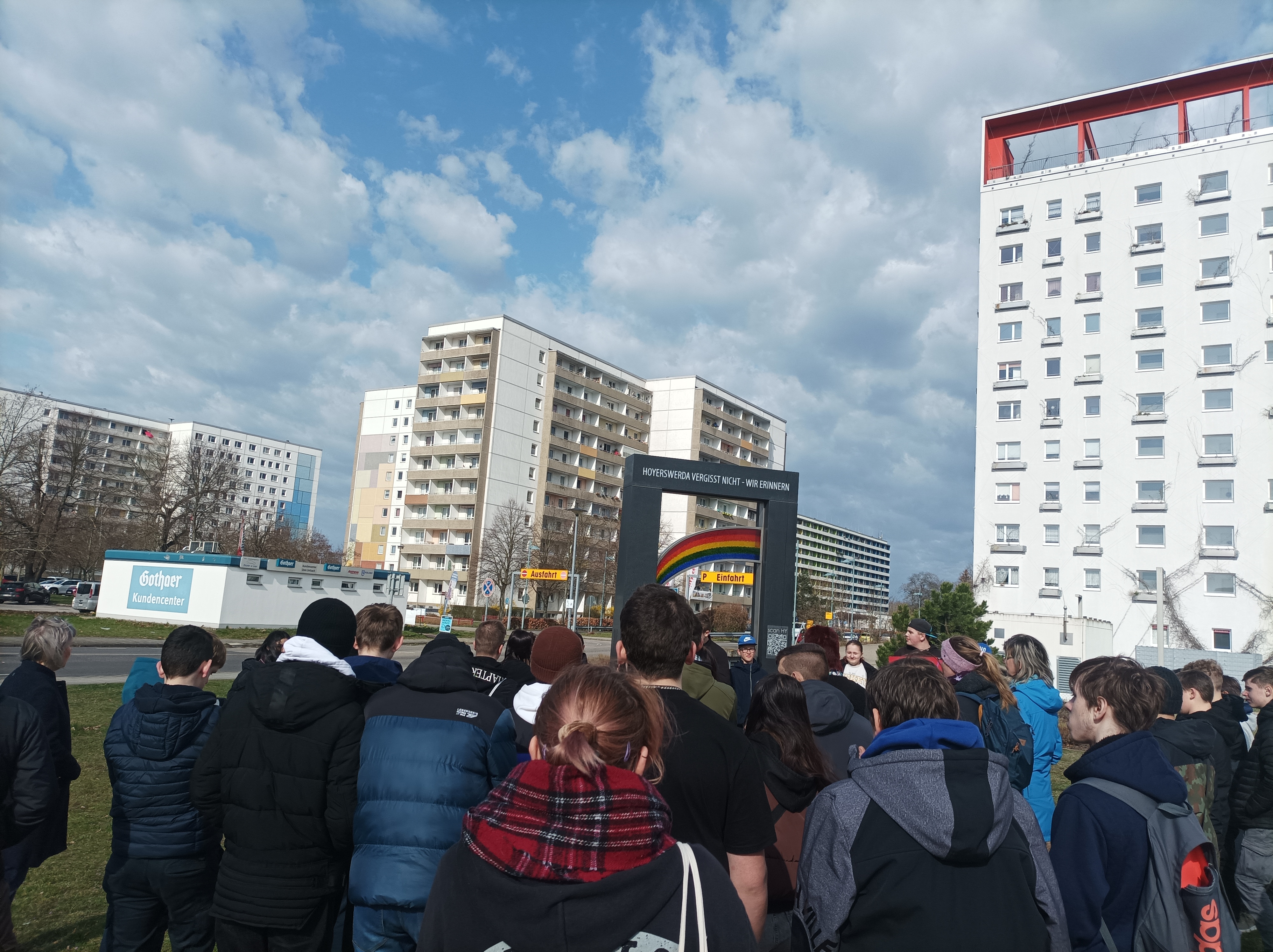 Hoyerswerda 1991 – critical walk an der Oberschule Hoyerswerda