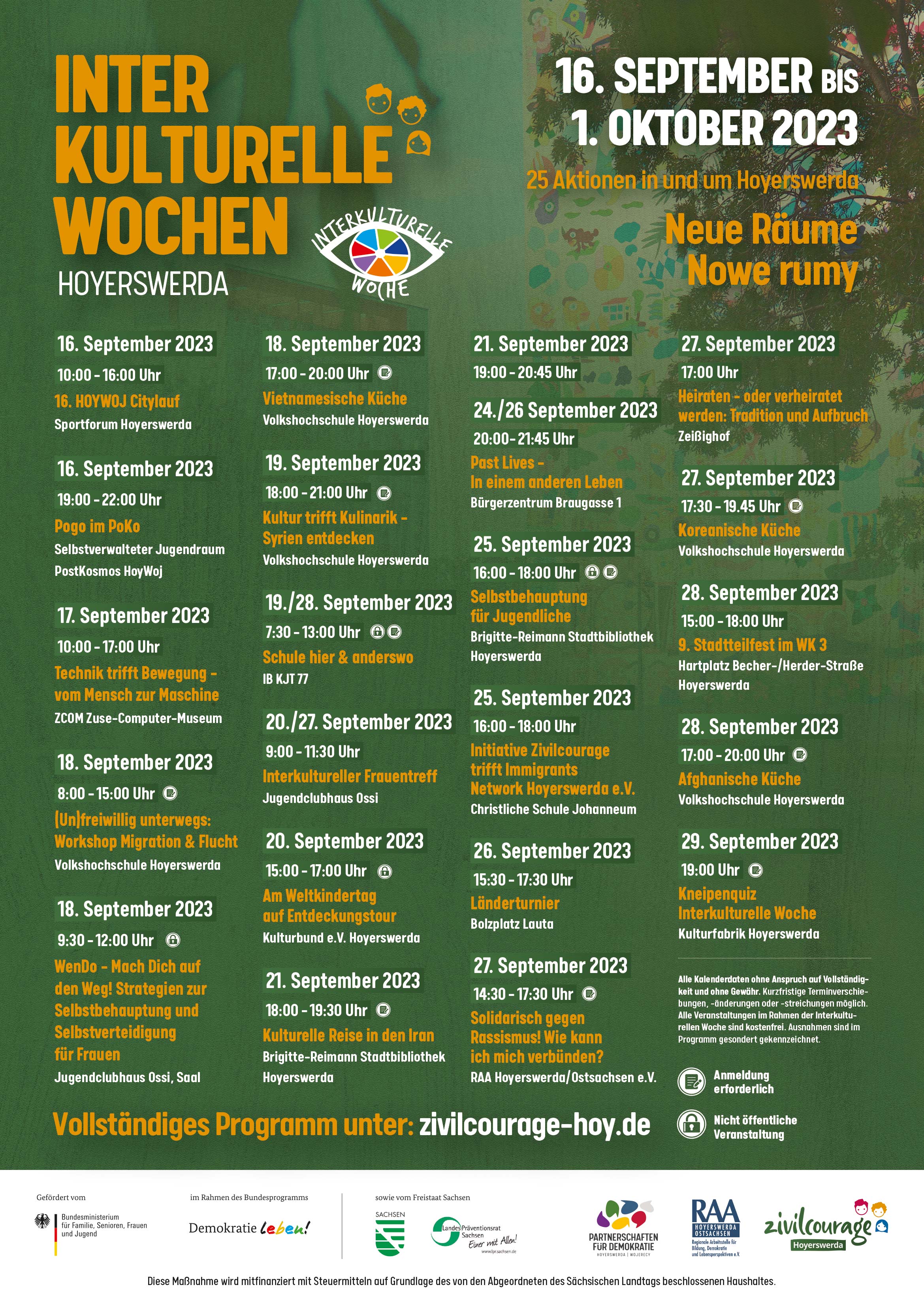 Programm der interkulturellen Woche veröffentlicht