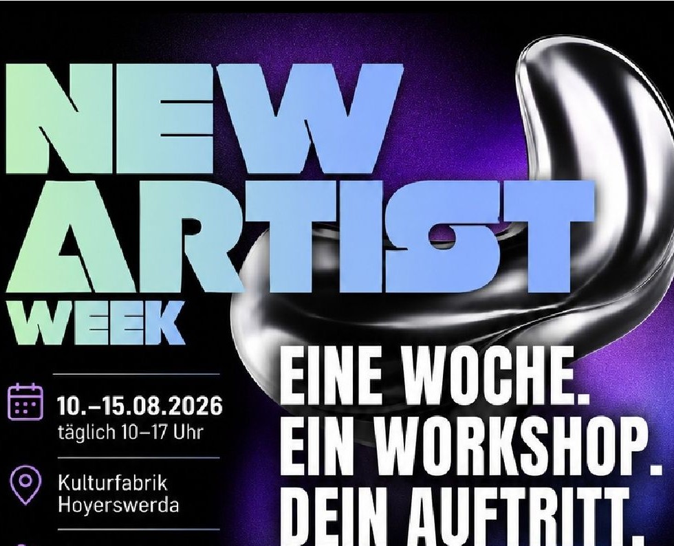 New Artist Week 2026: Kreativit&auml;t entfalten in Hoyerswerda!