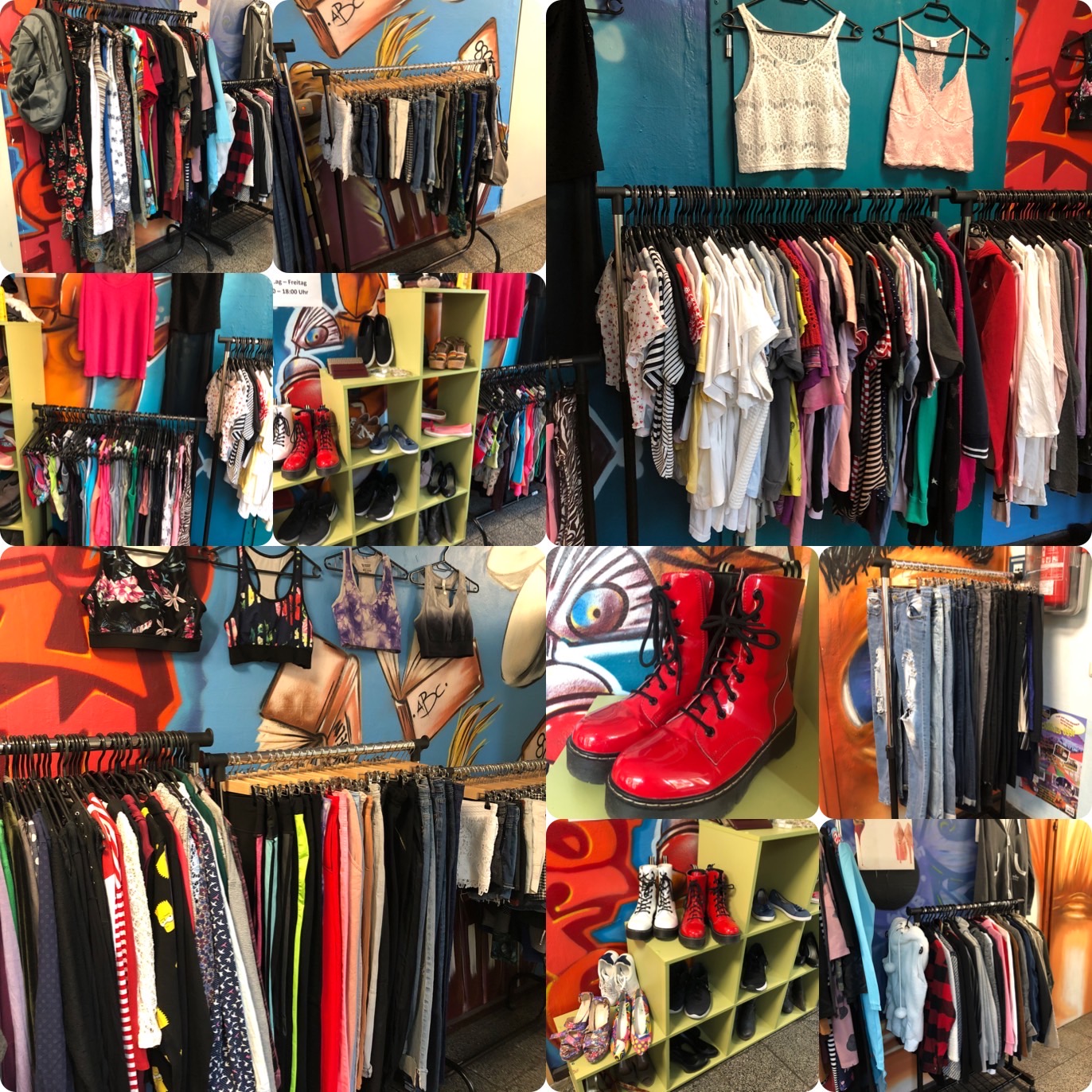 Kleidertauschbörse im Ossi