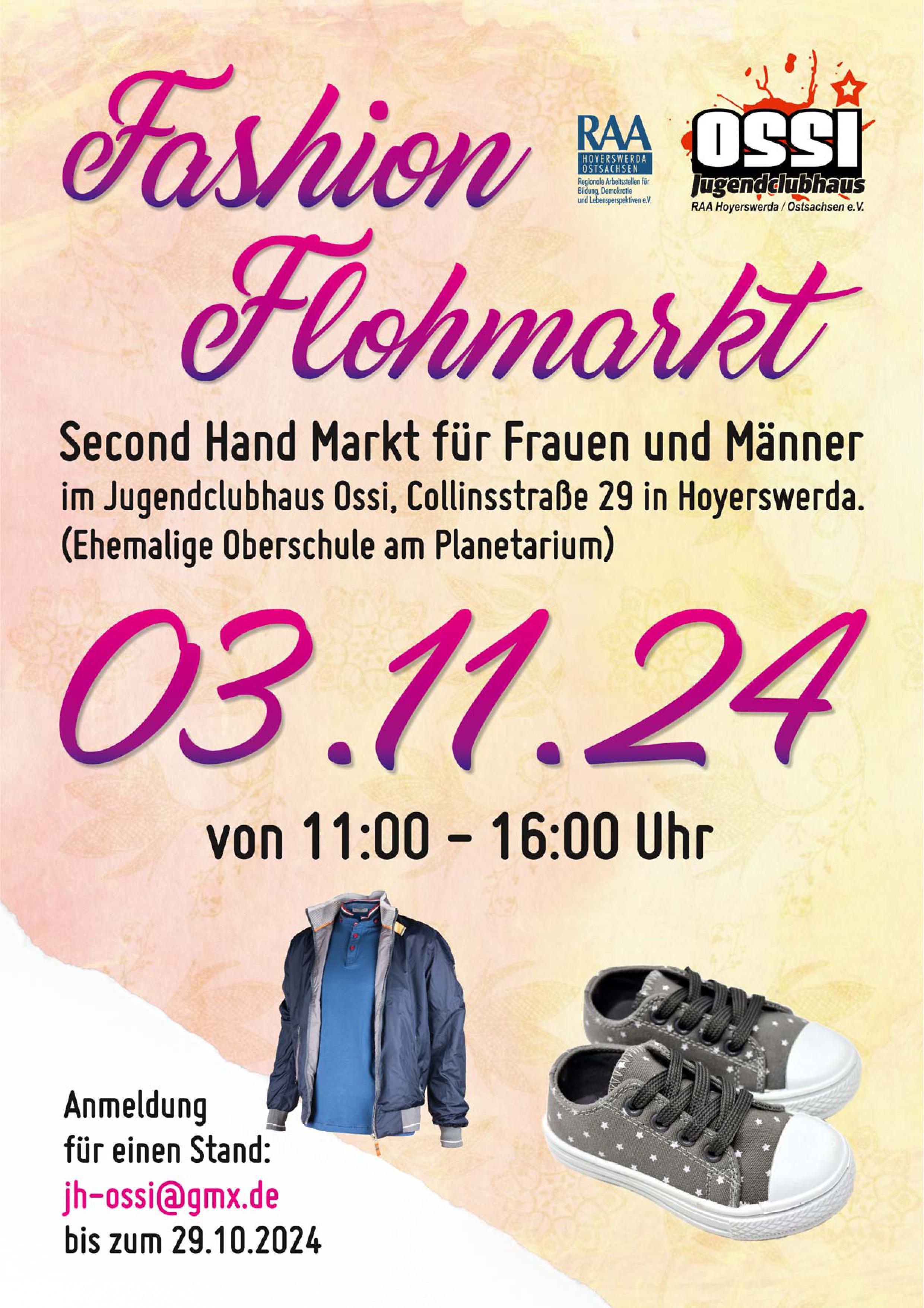 Fashion Flohmarkt im Ossi