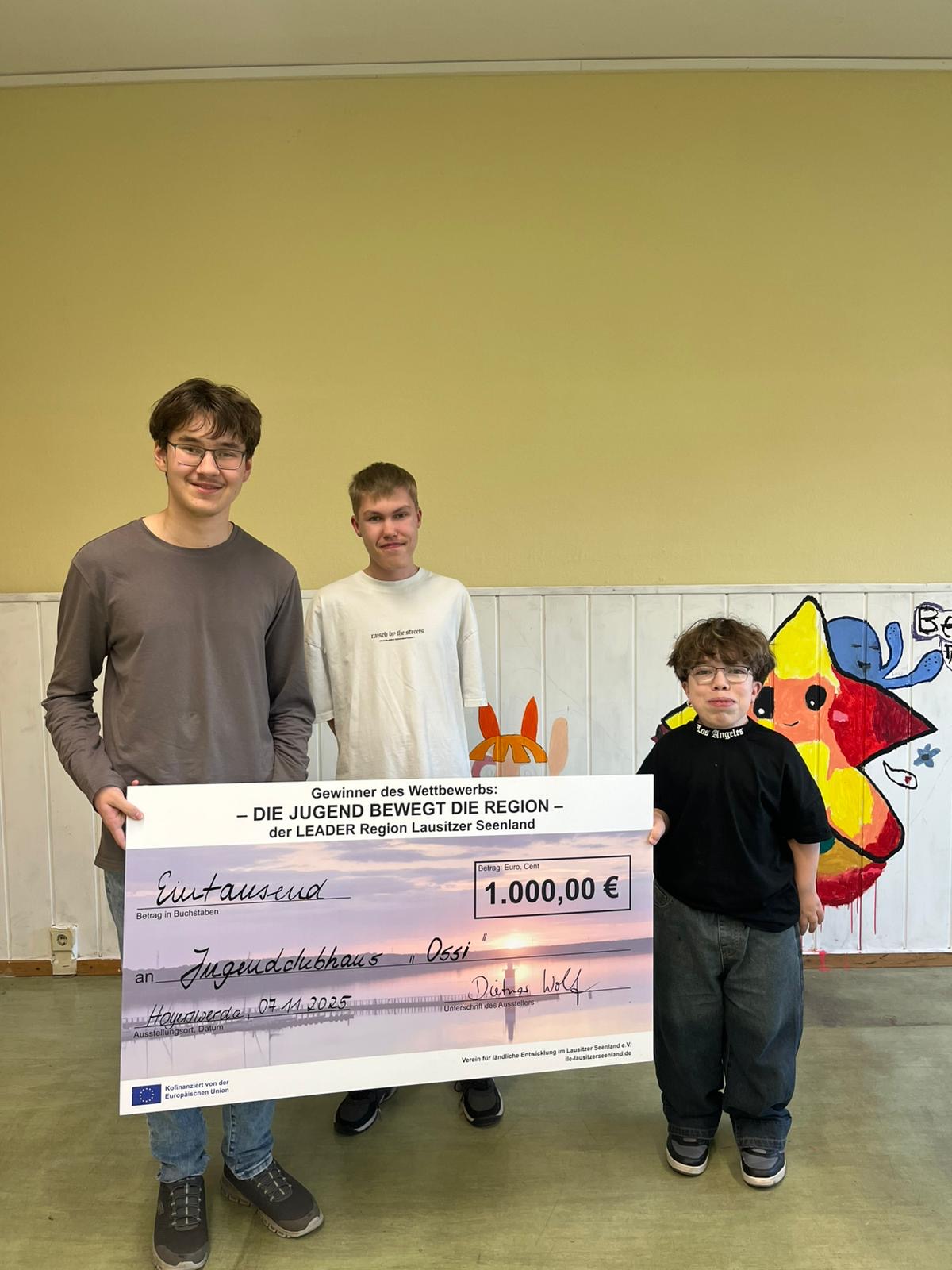 Kreativität, die begeistert – Junge Talente aus dem Jugendclubhaus Ossi gewinnen Jugendwettbewerb