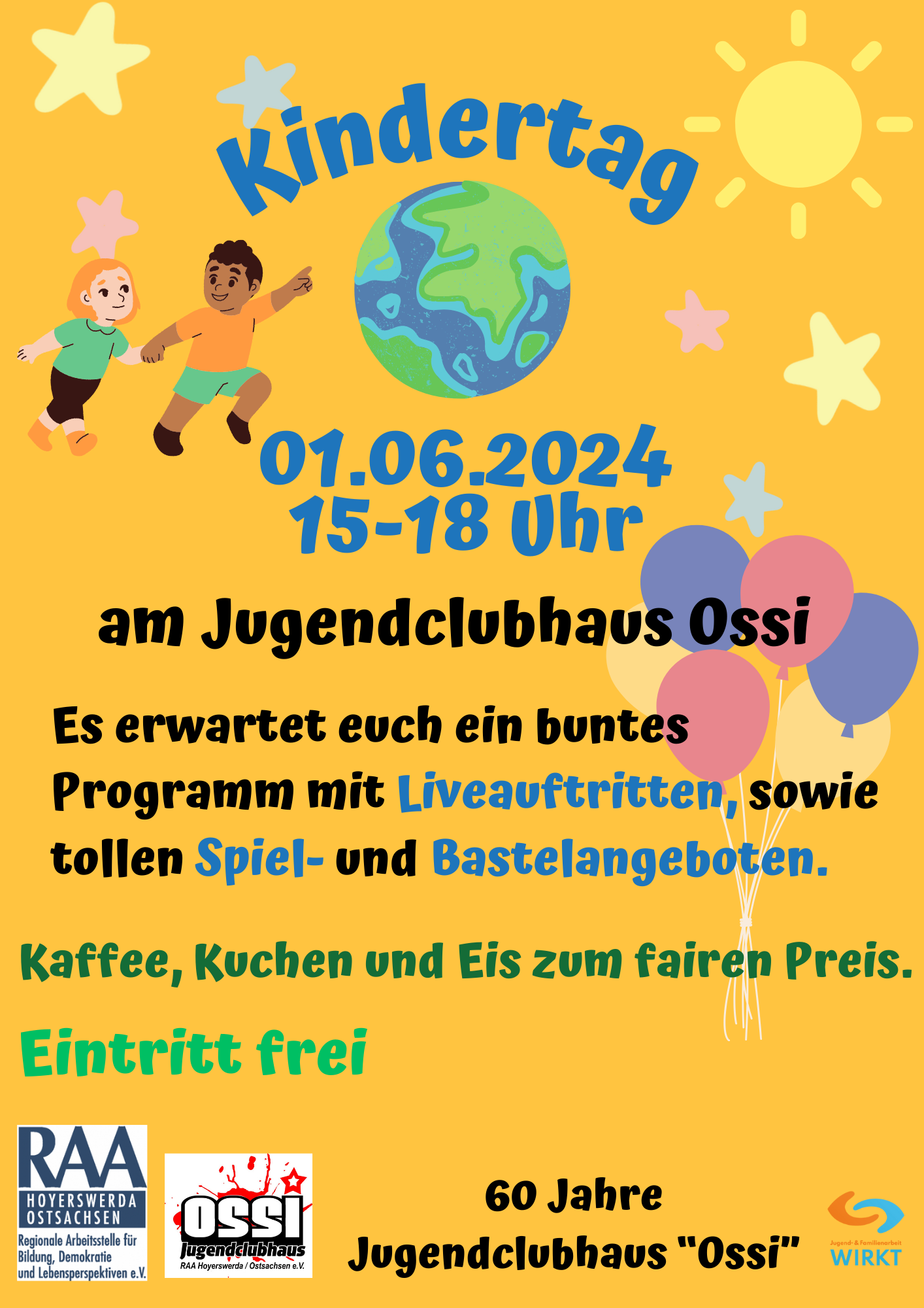 Kindertag 2024 im Jugendclubhaus Ossi