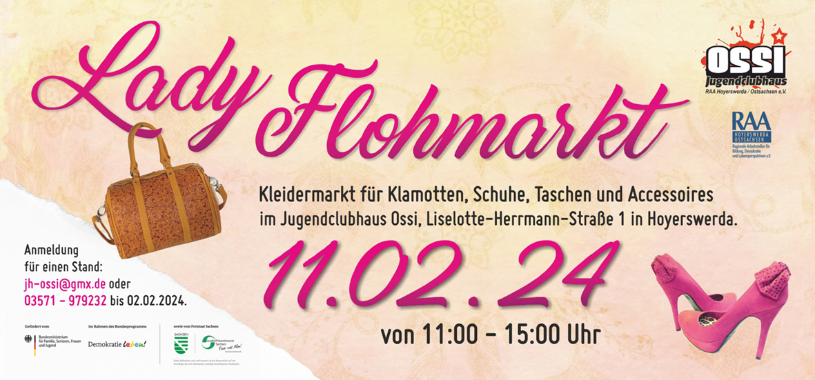 Der nächste Lady Flohmarkt wartet auf euch ...