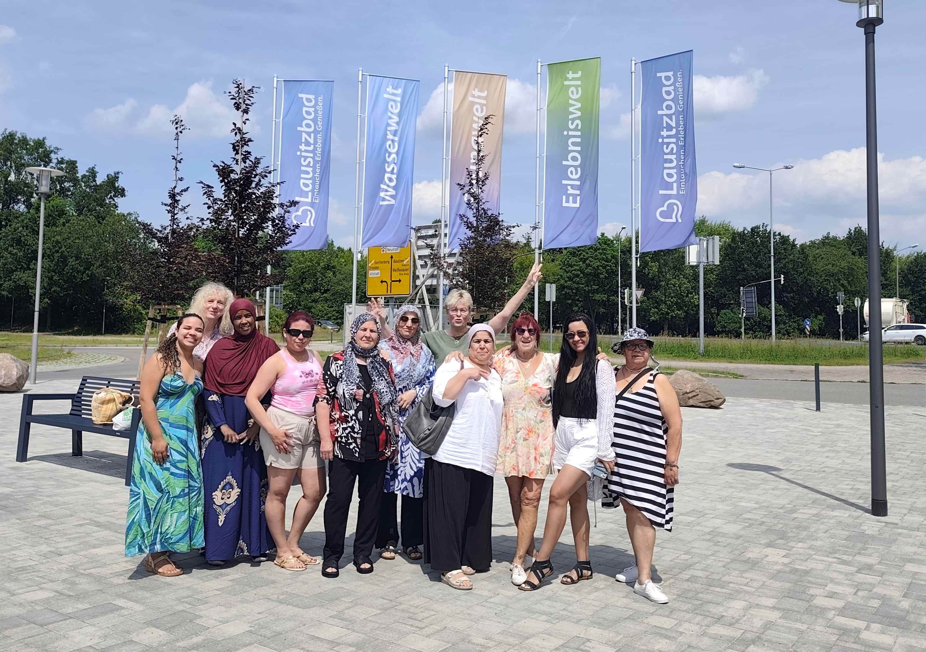 Ausflug der Frauen des interkulturellen Frauentreffs ins Lausitzbad
