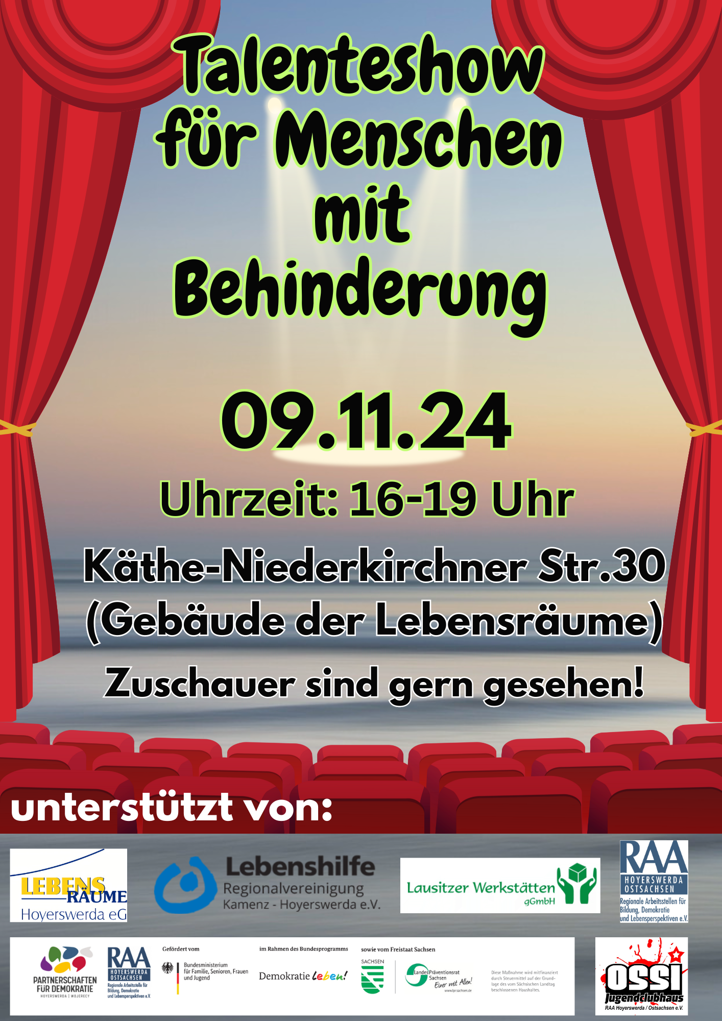 Talenteshow für Menschen mit Behinderung