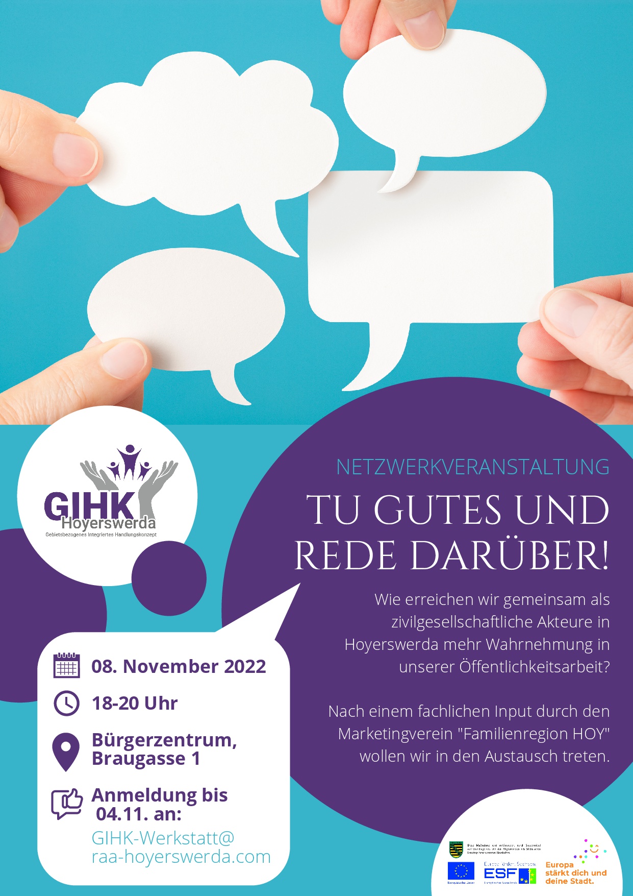 Tu Gutes und Rede darüber!