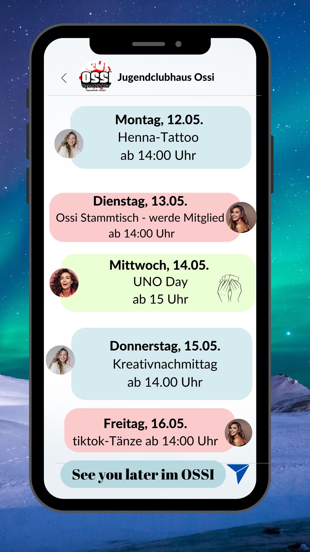 Was ist los im Ossi diese Woche?