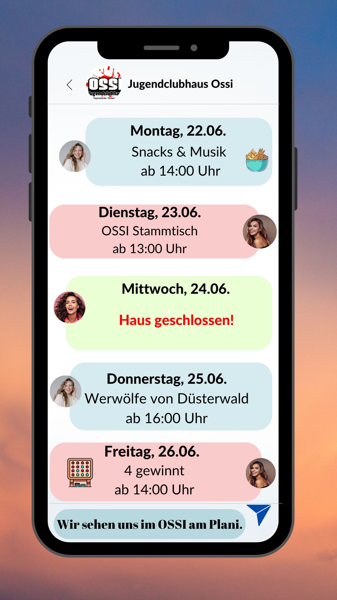 Was ab 22.06. im Ossi los ist, erfahrt ihr in dieser Wochenstory ...