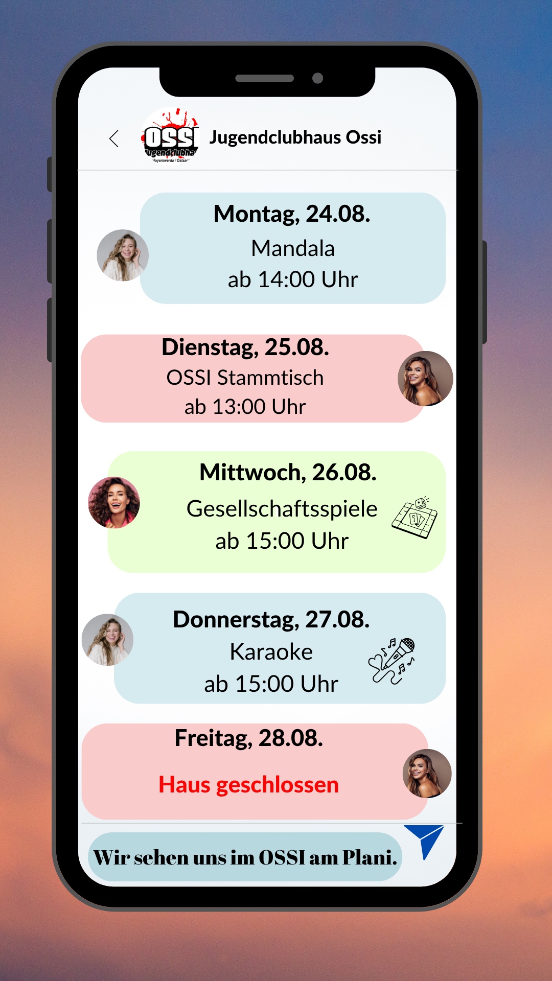Du bist eingeladen in unser Jugendclubhaus! Du bist eingeladen in unser Jugendclubhaus!
