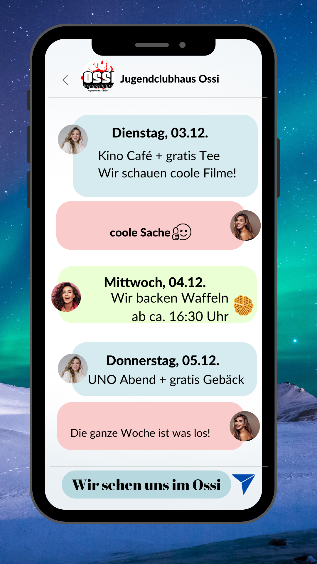 Komm vorbei im Ossi!